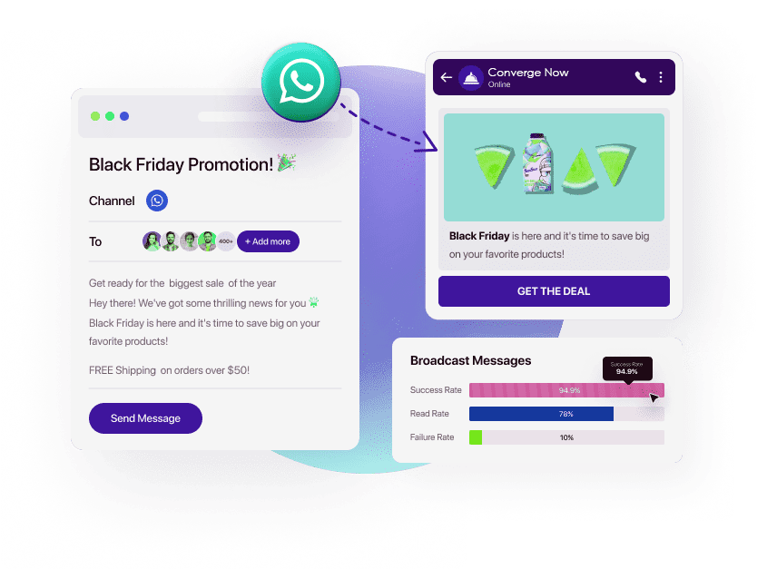 Create personalized WhatsApp broadcast messages
