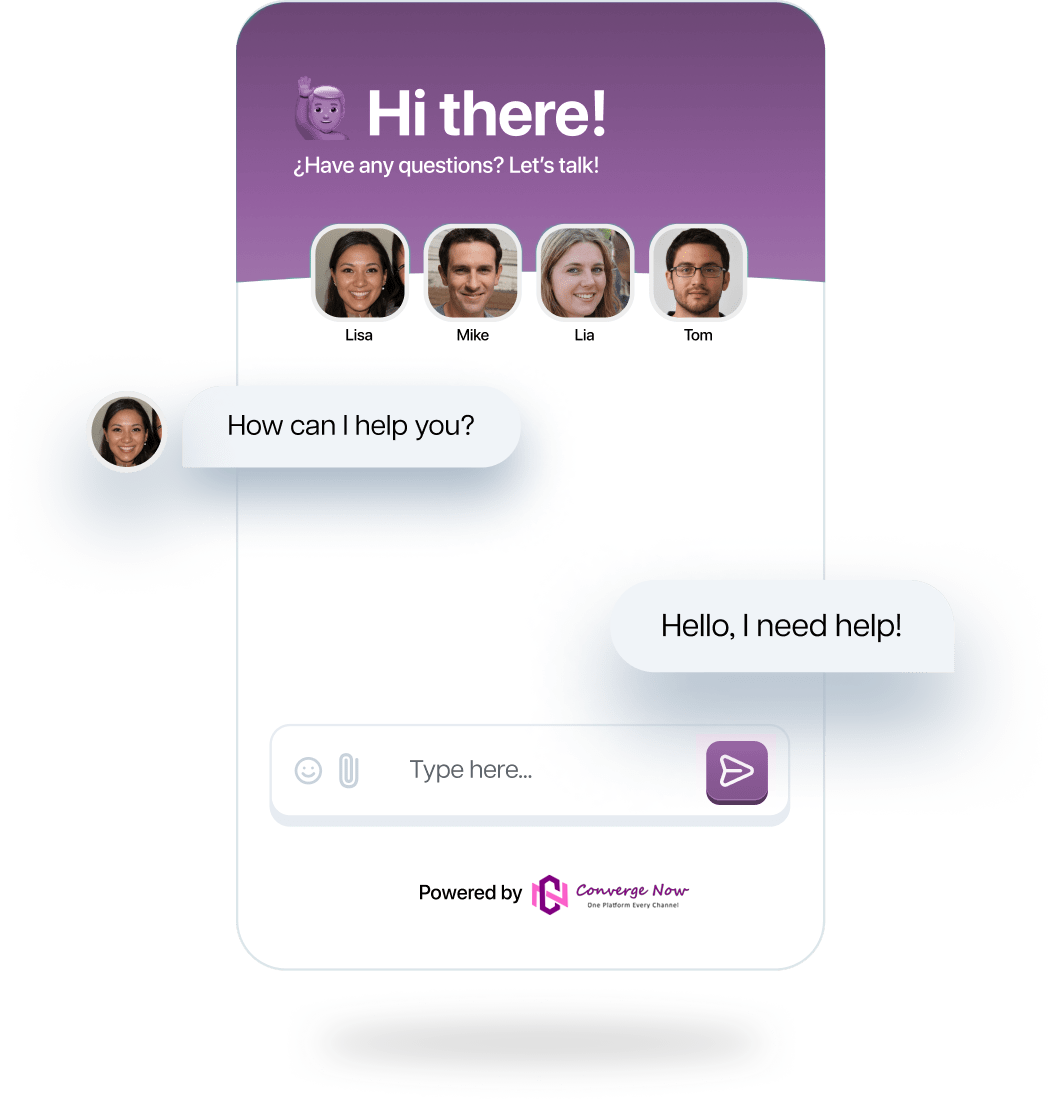 Support and convert your customers through live chat